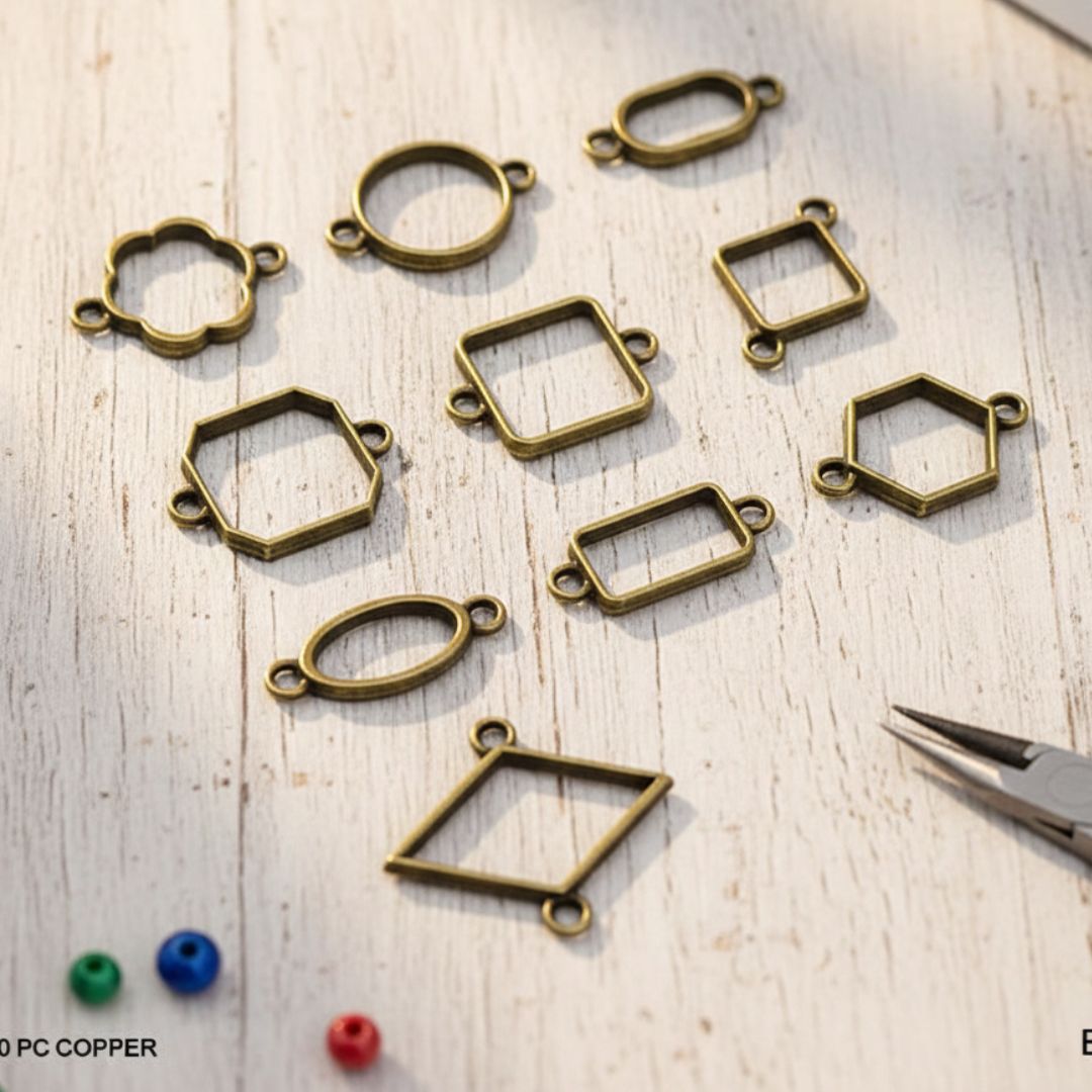 Bbzc Bezels Mix Shape Set 10Pc Copper