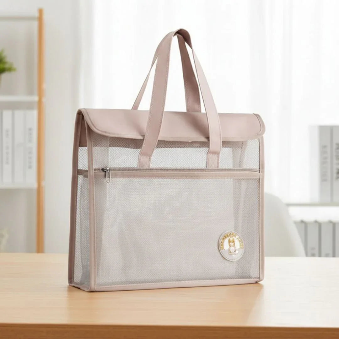 Folder 34*33Cm Expanding Bag With Handle N8098