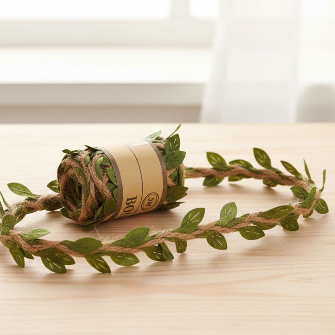 Jute Thread Leaf 3Mtr (24Pcs/Box) (Mg1127)