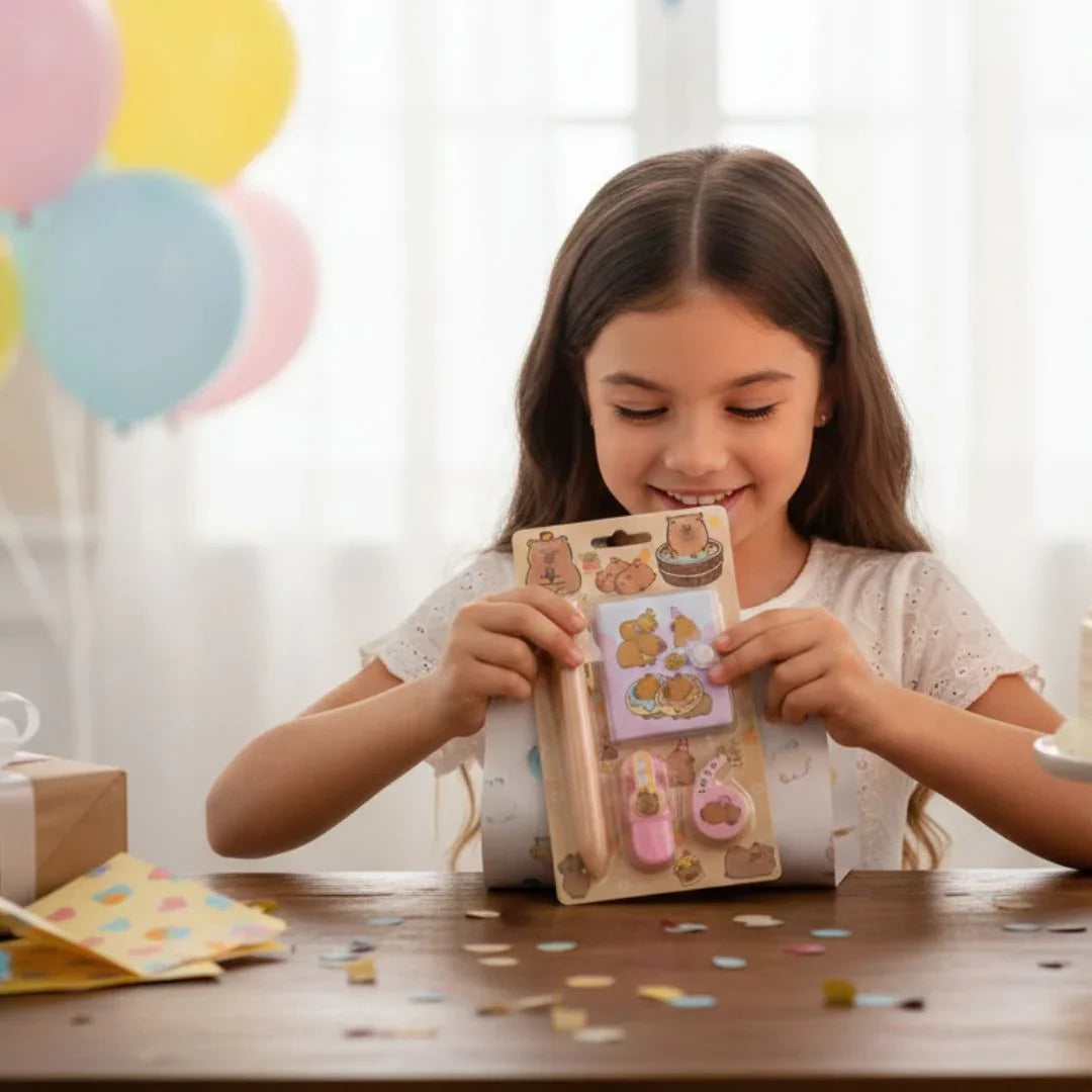 E006Ac Capybara Stationery Gift Set