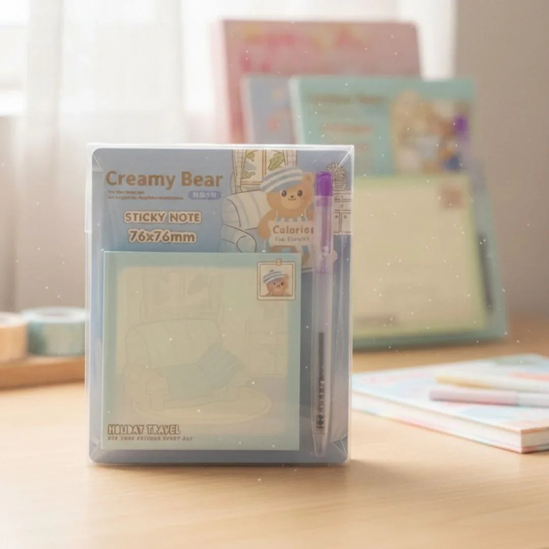 A0220 Sticky Note With Pen 75X75Mm 60 Sheet (24Pkt)