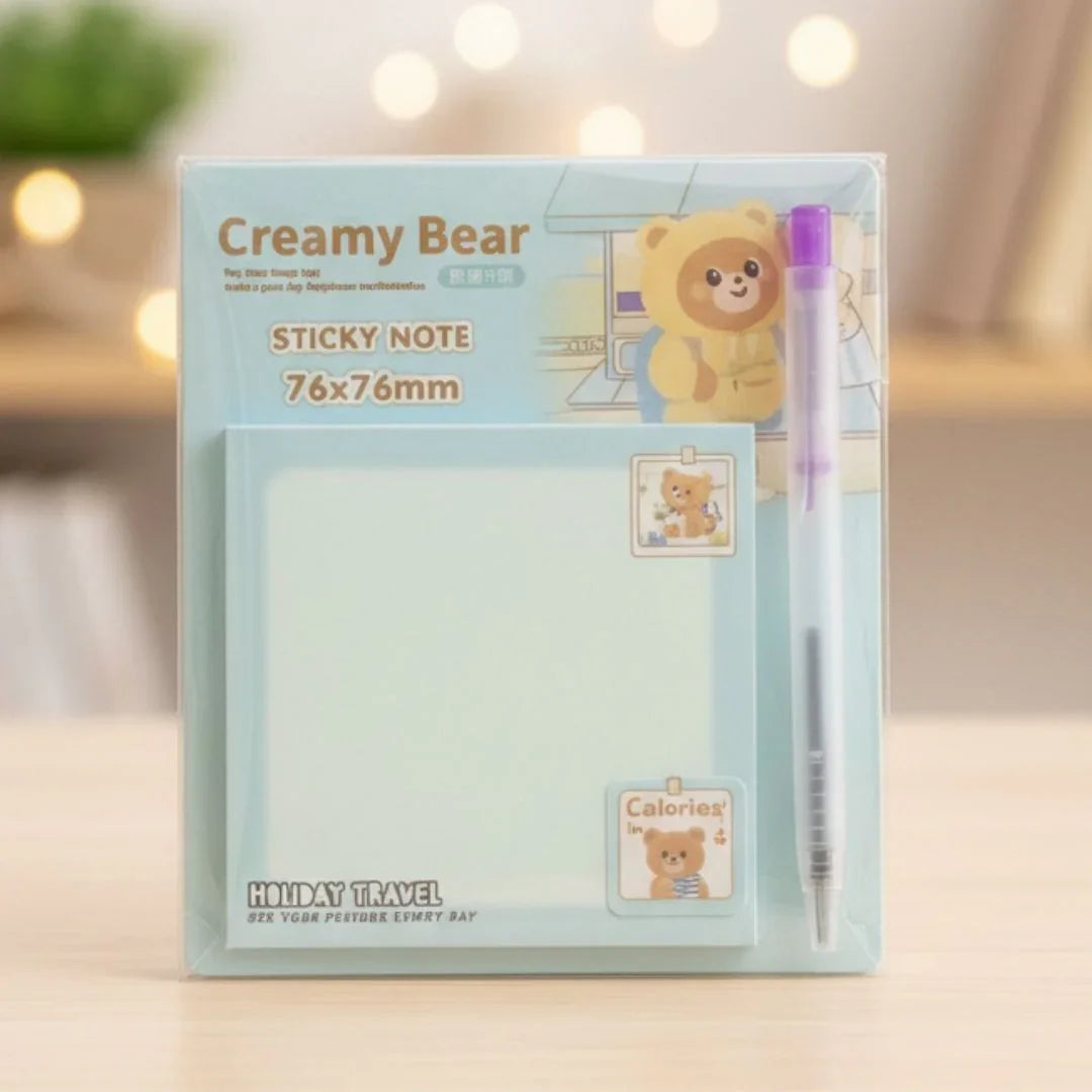 A0220 Sticky Note With Pen 75X75Mm 60 Sheet (24Pkt)