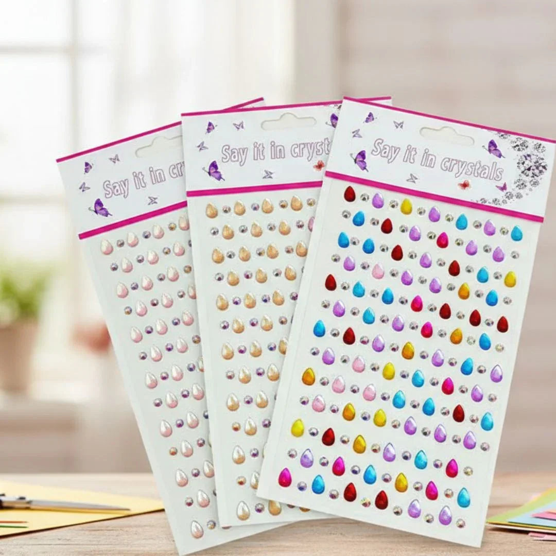 Drop Shape Stone Sticker (Lbsd)