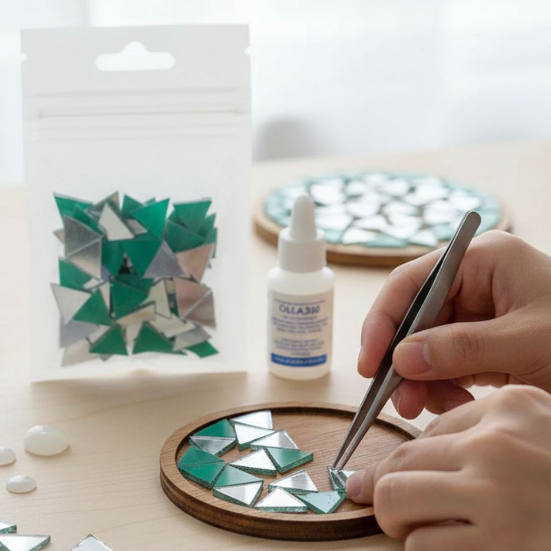 Mirror Glass Gla3D For Lippon Art Triangle 12*12*12Mm