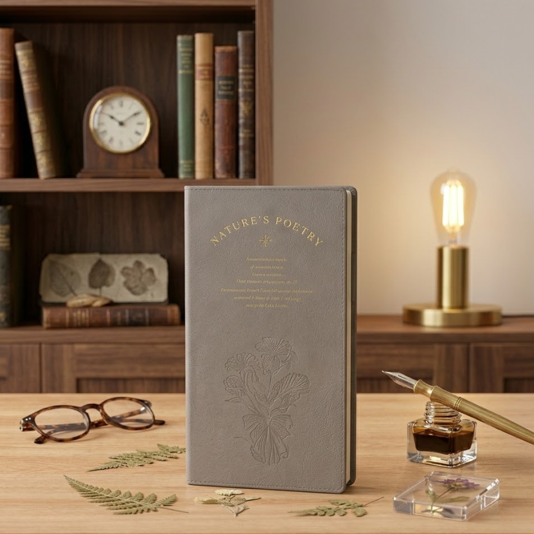 Premium Aesthetic Nature’s Poetry Journal Collection | A5 Ruled | Pack Of 1