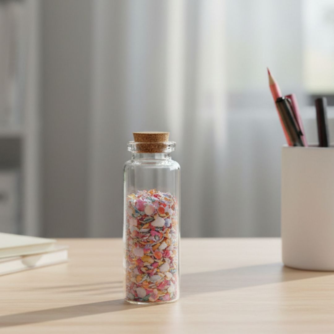 Message Glass Bottle (Gb2260) 22X60Mm Cc 12Pcs