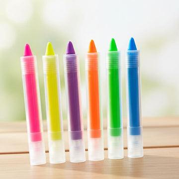 Hb600B Face Paint Stick 6 Neon Color Push-Up