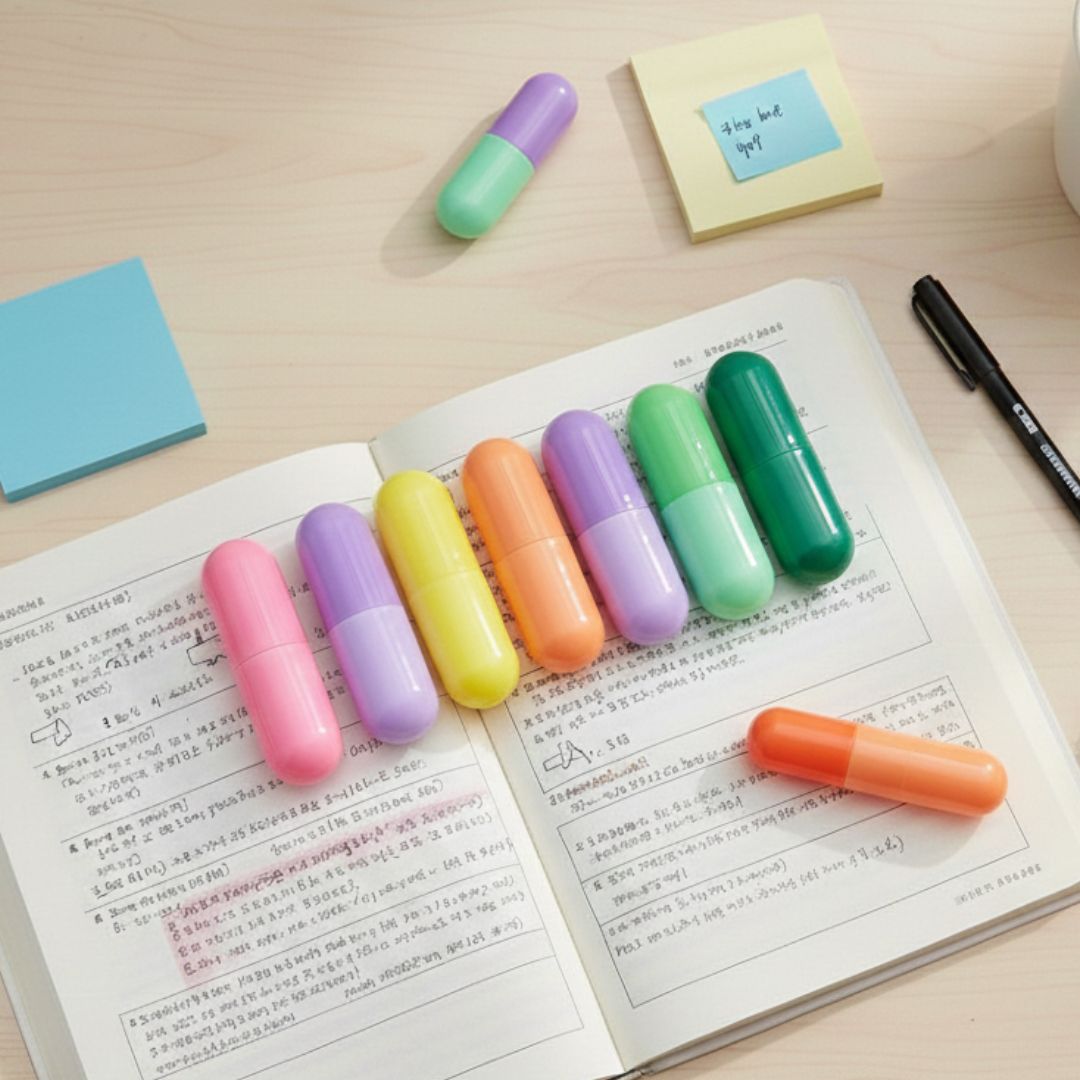 E6719 Space Capsule Highlighter 6Pc