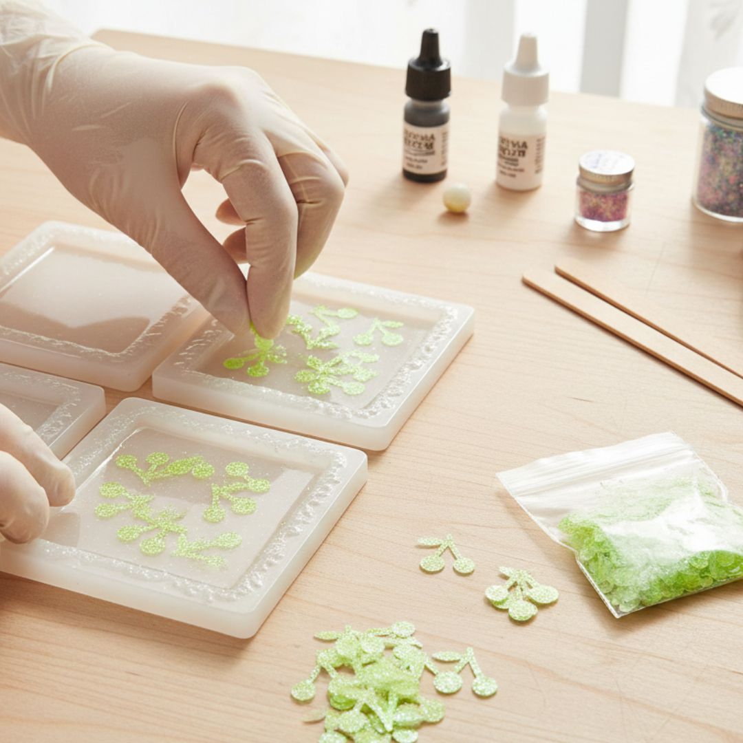 Qs04A Cherry Glitter 9Mm 10Gm Sequins