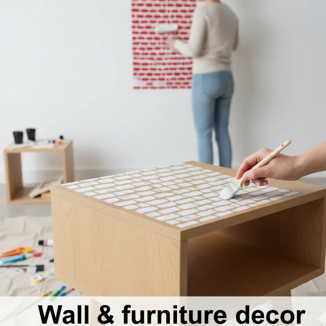 jags Stencil Plastic A4 Patern Design JSPA418