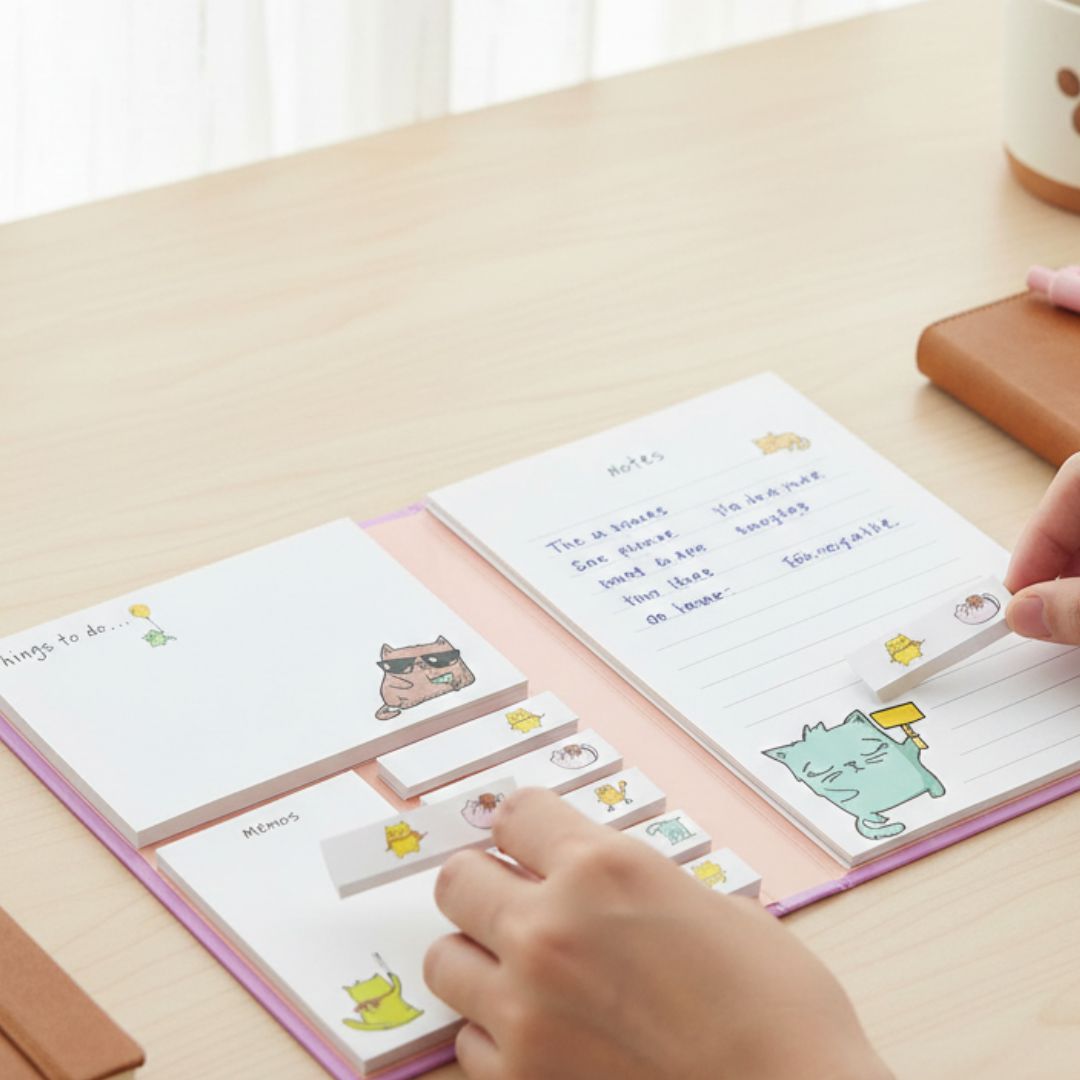 Ysd9823 Sticky Planner Cartoon Print 112X67Mm