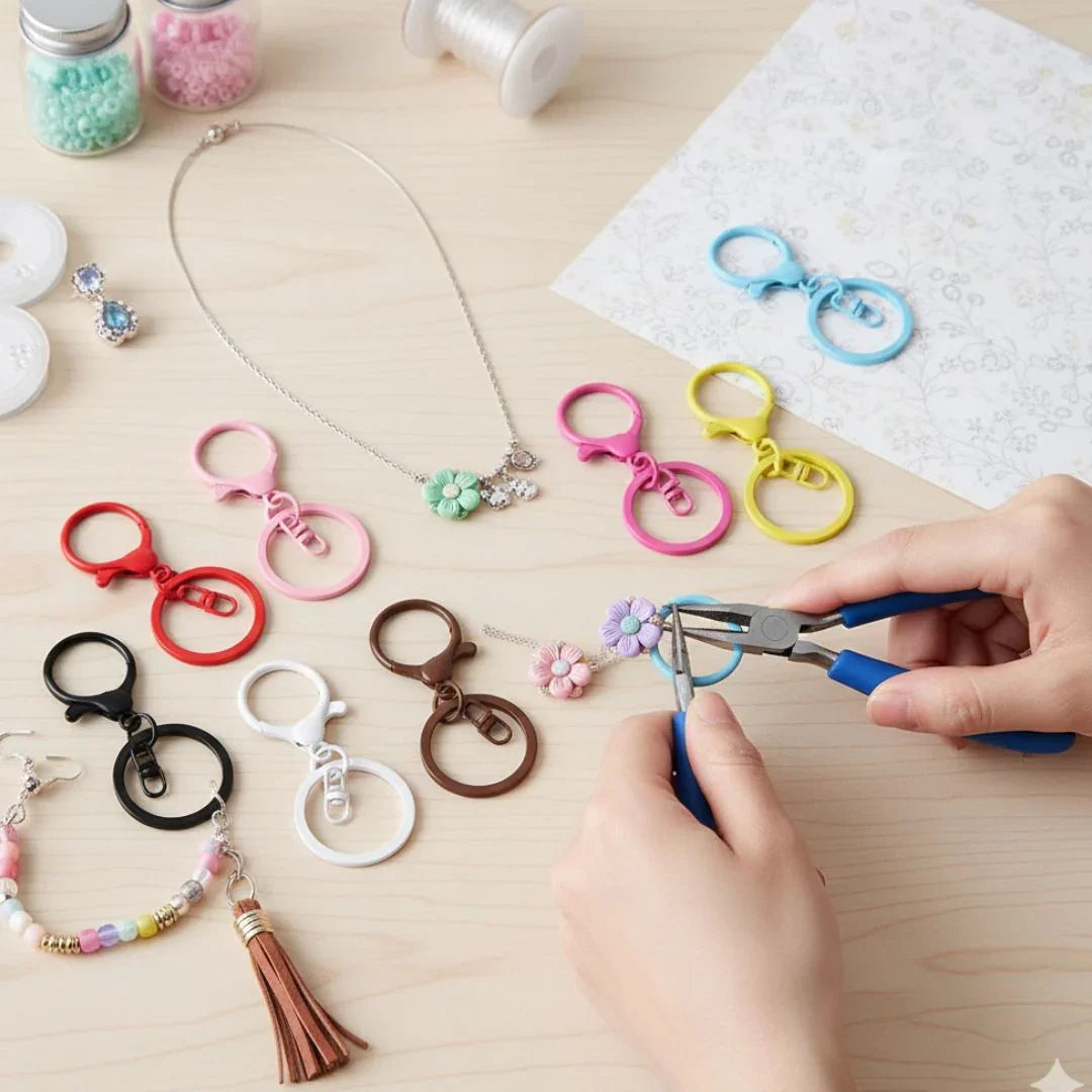 Krh3M Key Ring With Hook 3Pc Multi 1.6X30Mm