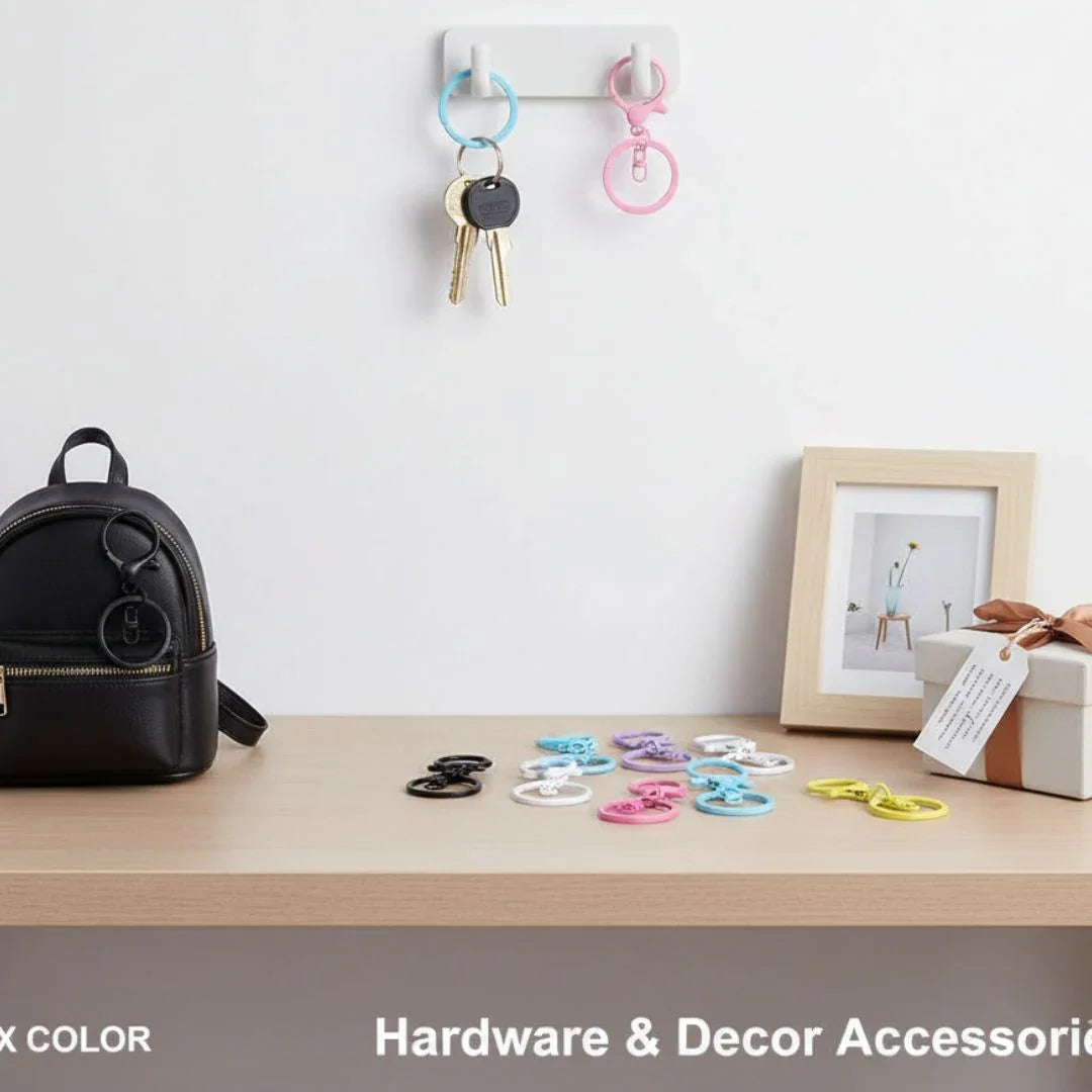 Krh3M Key Ring With Hook 3Pc Multi 1.6X30Mm