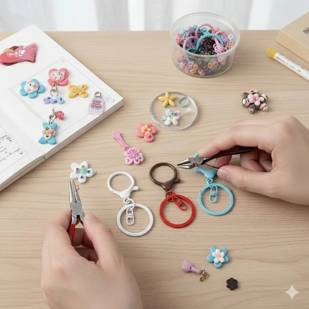 Krh3M Key Ring With Hook 3Pc Multi 1.6X30Mm