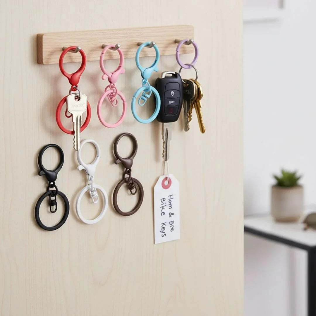 Krh3M Key Ring With Hook 3Pc Multi 1.6X30Mm