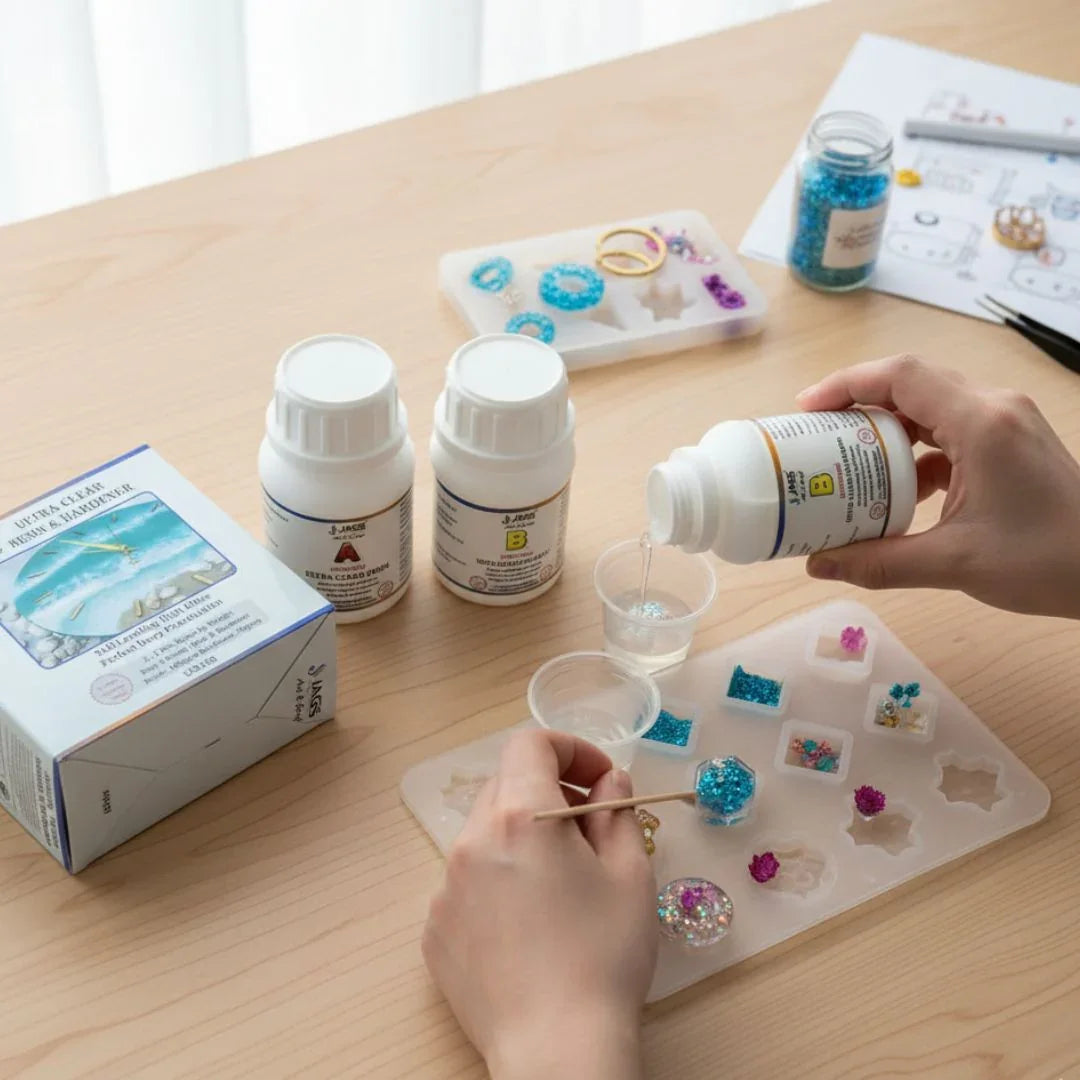 Ultra Clear Set Resin 100Gms Hardener 50Gms UCR150