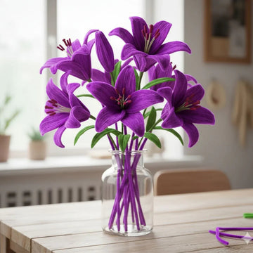 Pipe Cleaner Plain 100Pc Light Purple (T11)