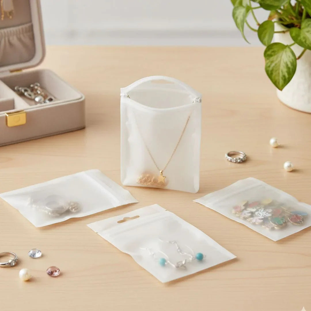 MG Traders Bag Small Business Packing Bags Pp Bag 60X100Mm 100Pcs