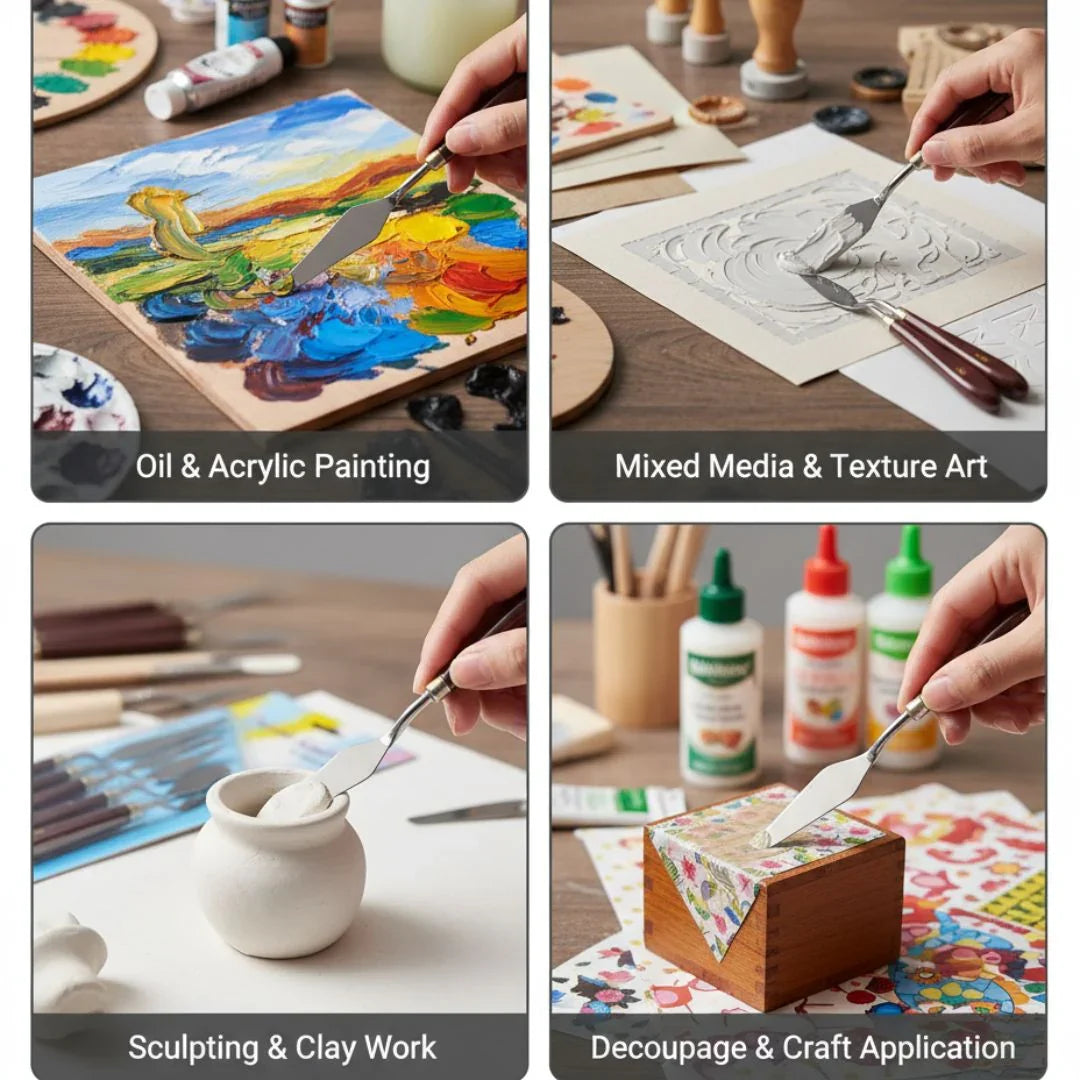 Painting Knife Metal 5Pc (Pk)