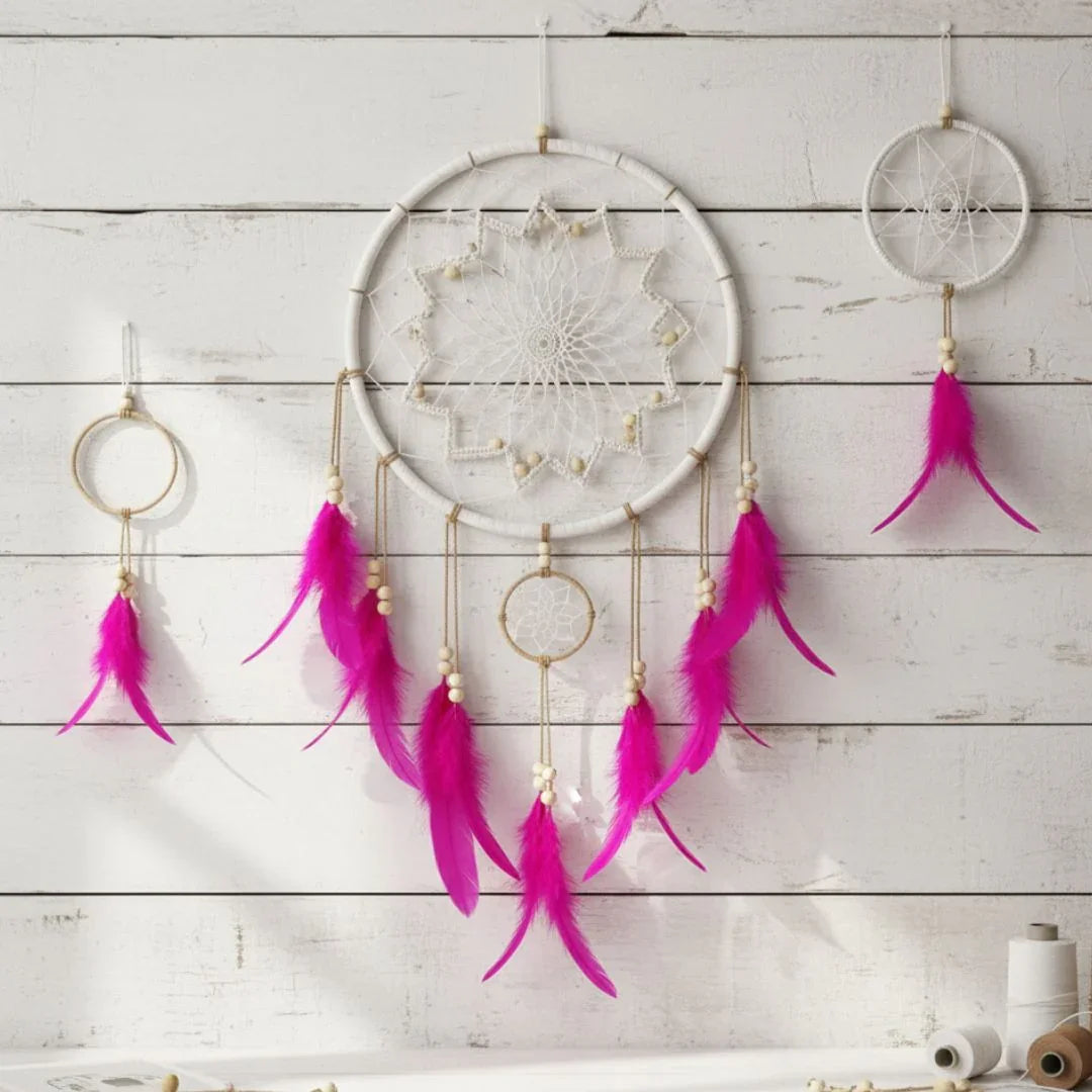 Feather Hard Small Light Pink (Fhmlp) (12Pcs)