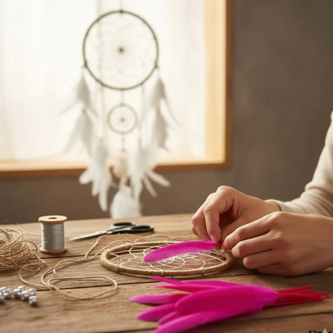 Feather Hard Small Light Pink (Fhmlp) (12Pcs)