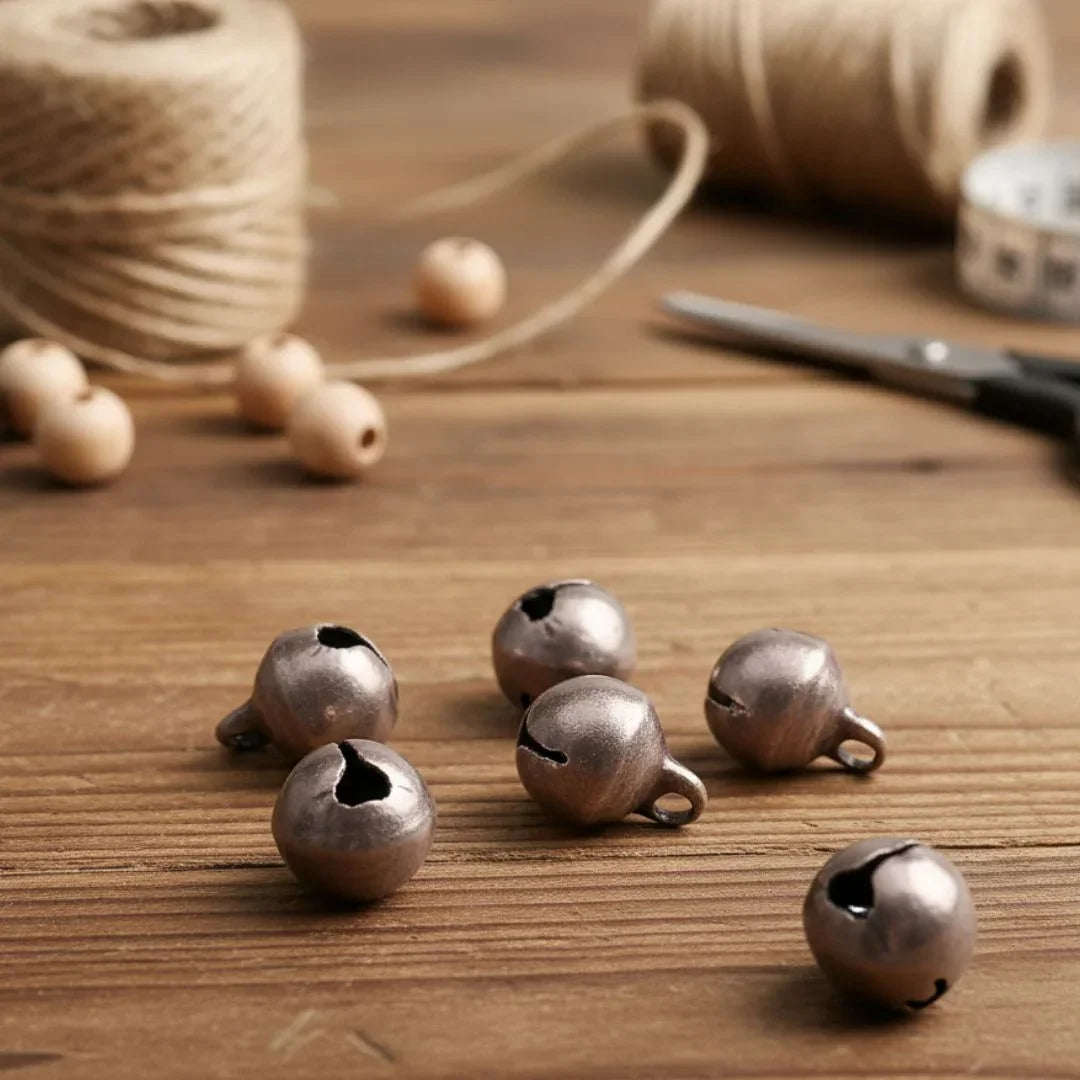 Jags Mini Metal Bells Copper 6MM 10 Pc JMMB40