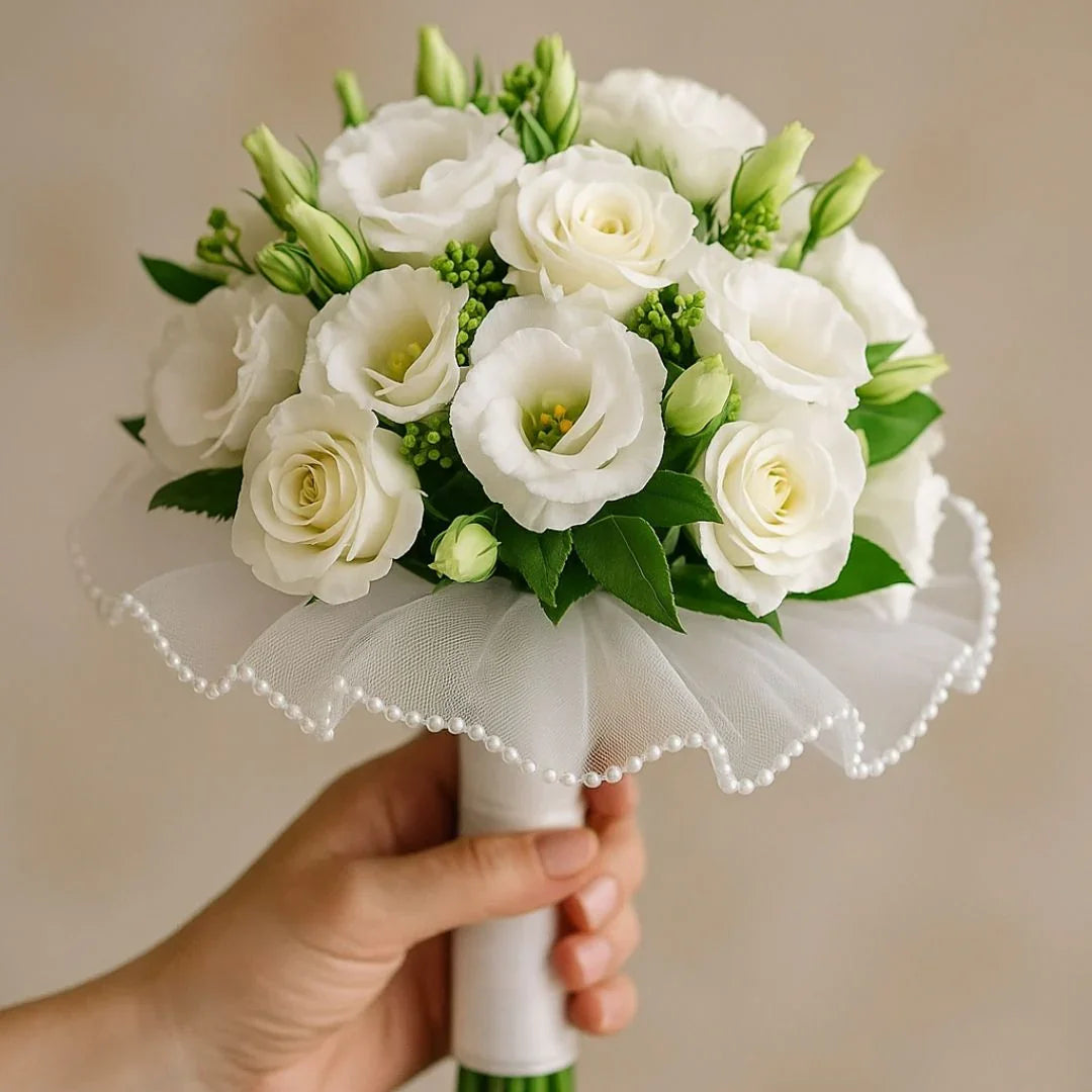 Mg2516D Off White Wrapping Paper Net Wrinkled With Border