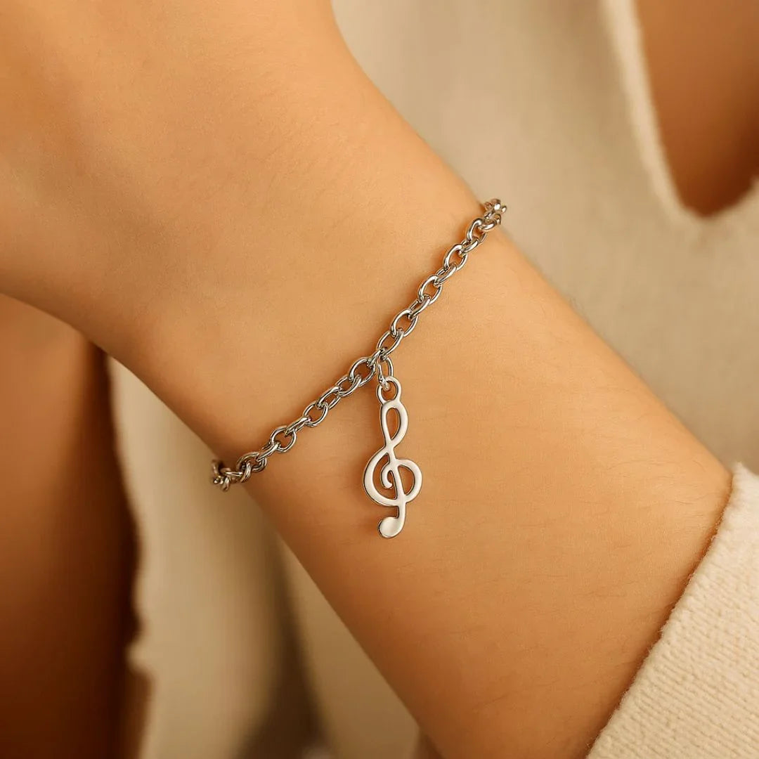 Metal Craft Fitting 10 Pics Music Symbol MC-1034
