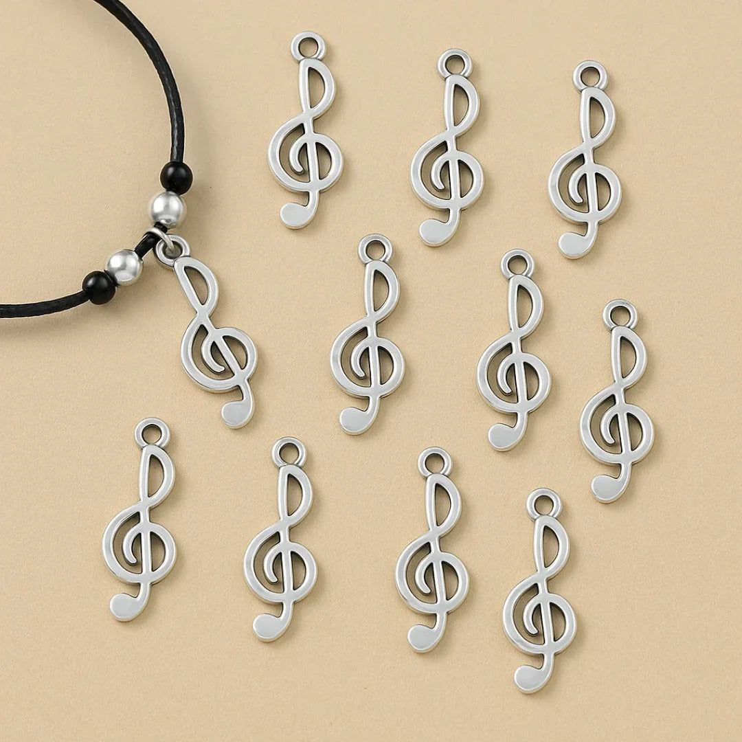 Metal Craft Fitting 10 Pics Music Symbol MC-1034
