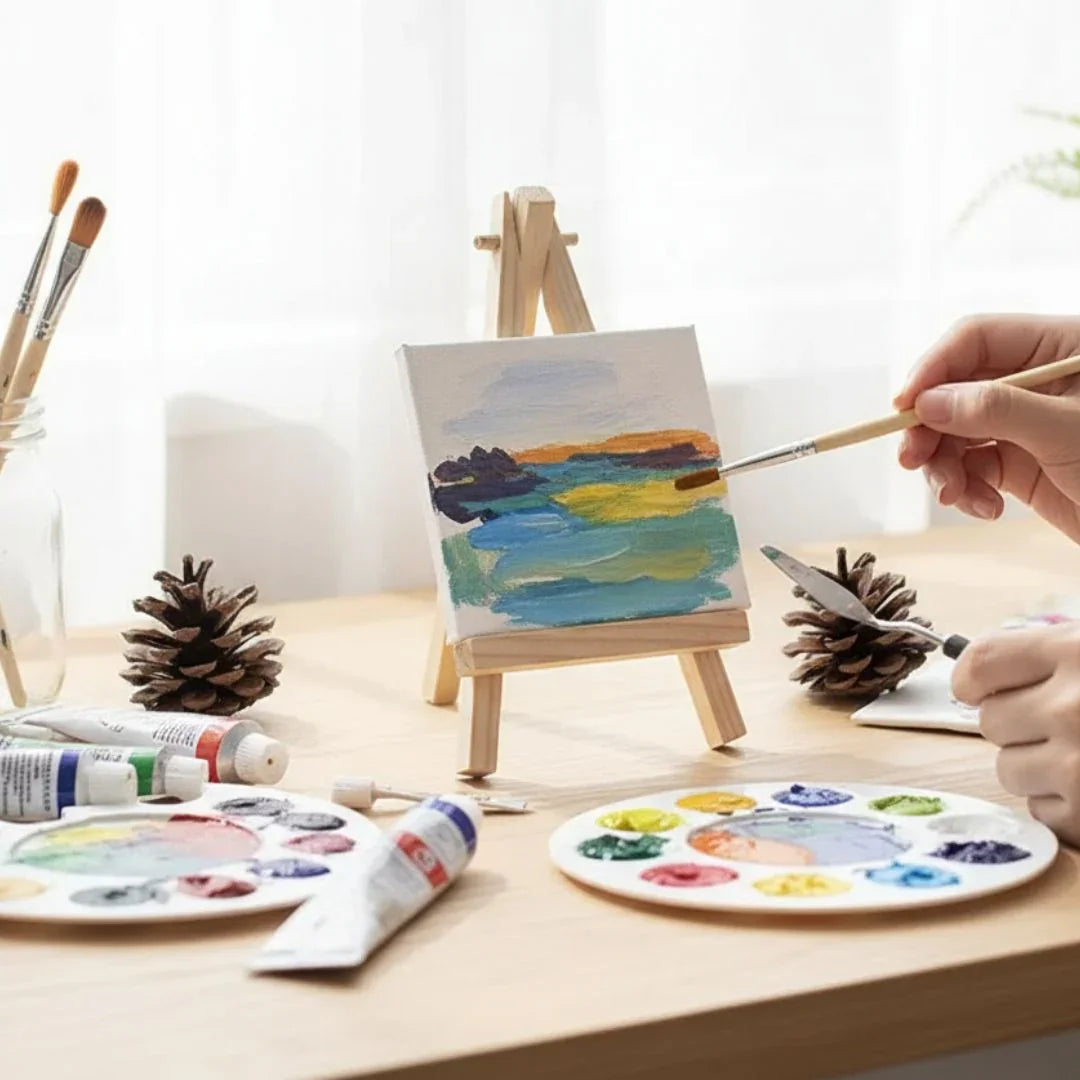 Wooden Easel 7"(10.5X18Cm) (7E) Ch