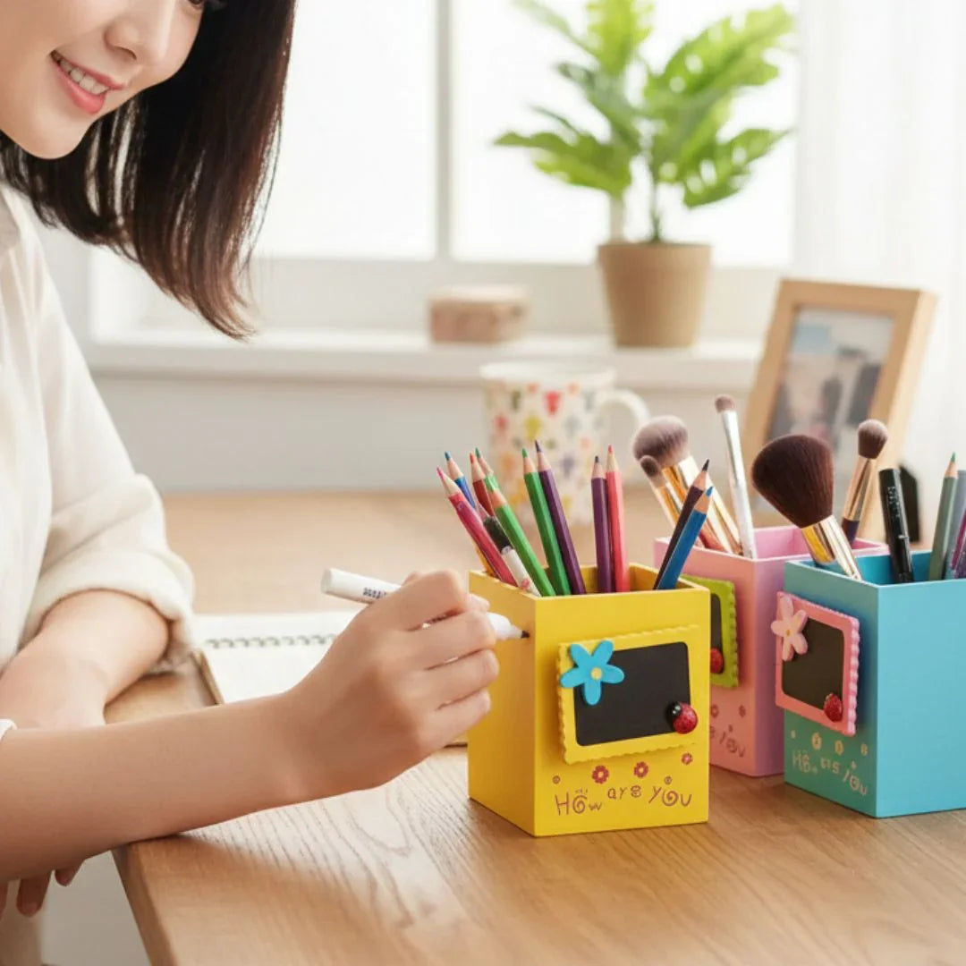 Wooden Clip With Pen Holder (Mg4010)