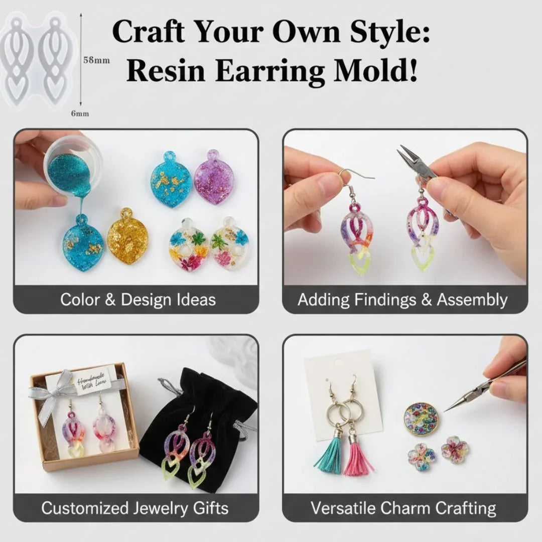 MG Traders 1 Resin Art & Supplies Rm2061 Silicon Mould (5X5.6Cm)