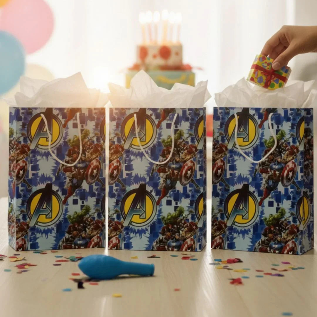 Avengers Gift Bag | Superhero Return Gift Bag (Big Size) l Pack of 1 bag
