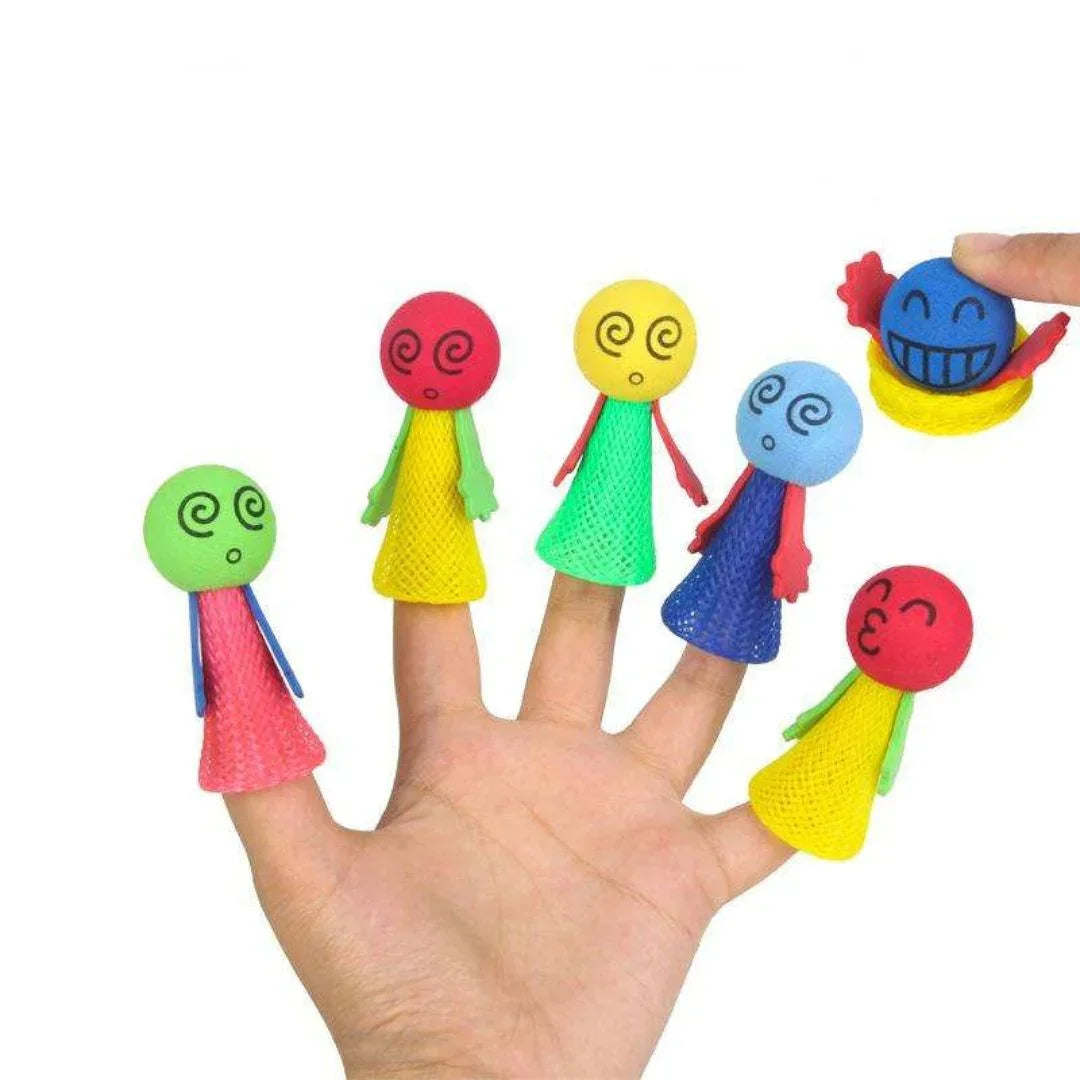 Funny Emoji Jumping Pop Toys | Colorful Push-Pop Toys for Kids ( 1 pop)