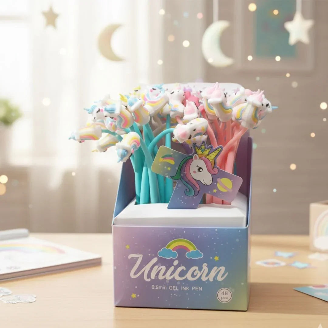 Bp6019 Floating Pen Unicorn 48Pc 0.5Mm