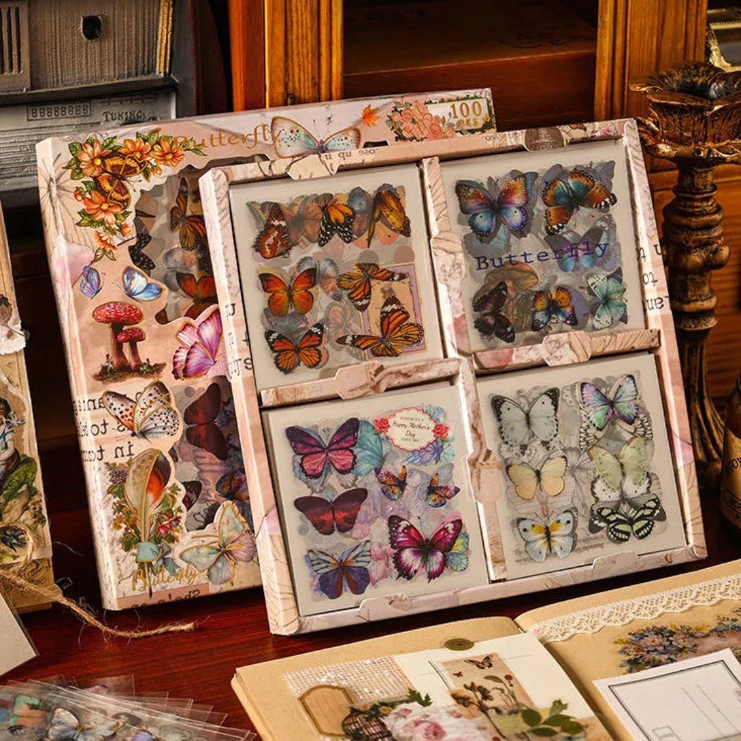 Dyzj101 100Pc Sticker Land Of Butterfly Wings