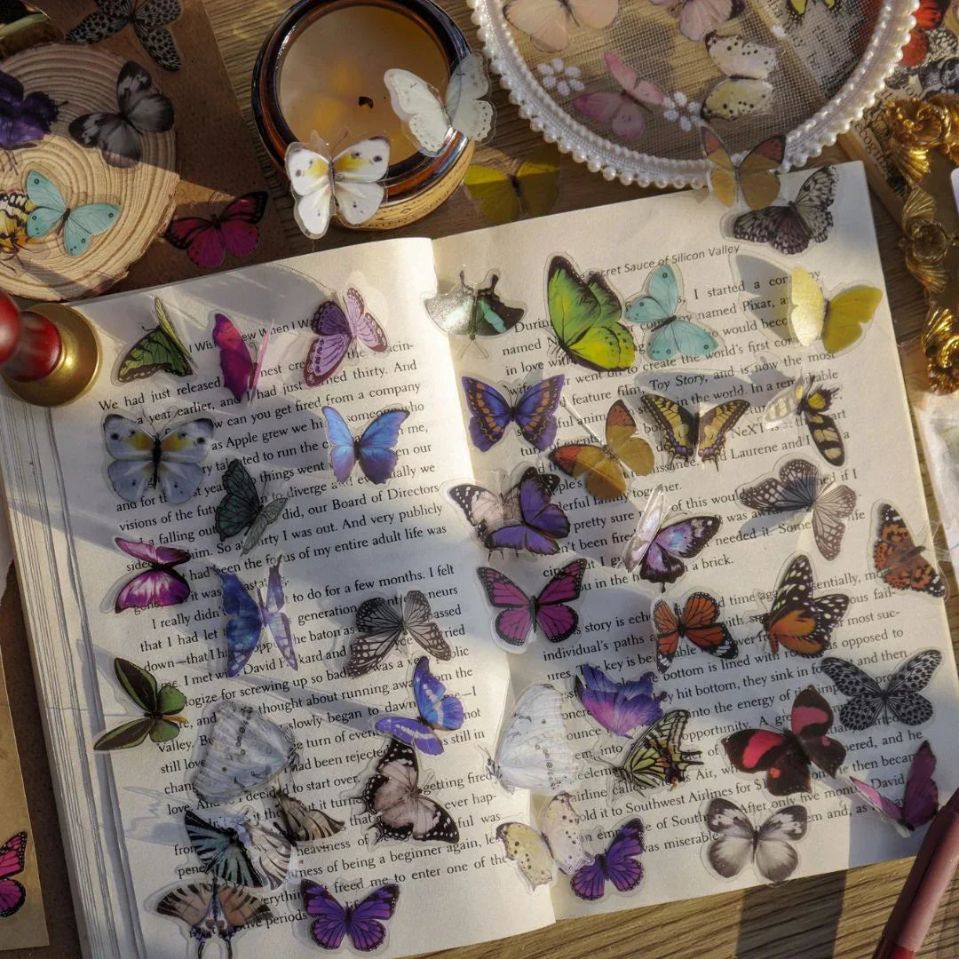 Dyzj101 100Pc Sticker Land Of Butterfly Wings