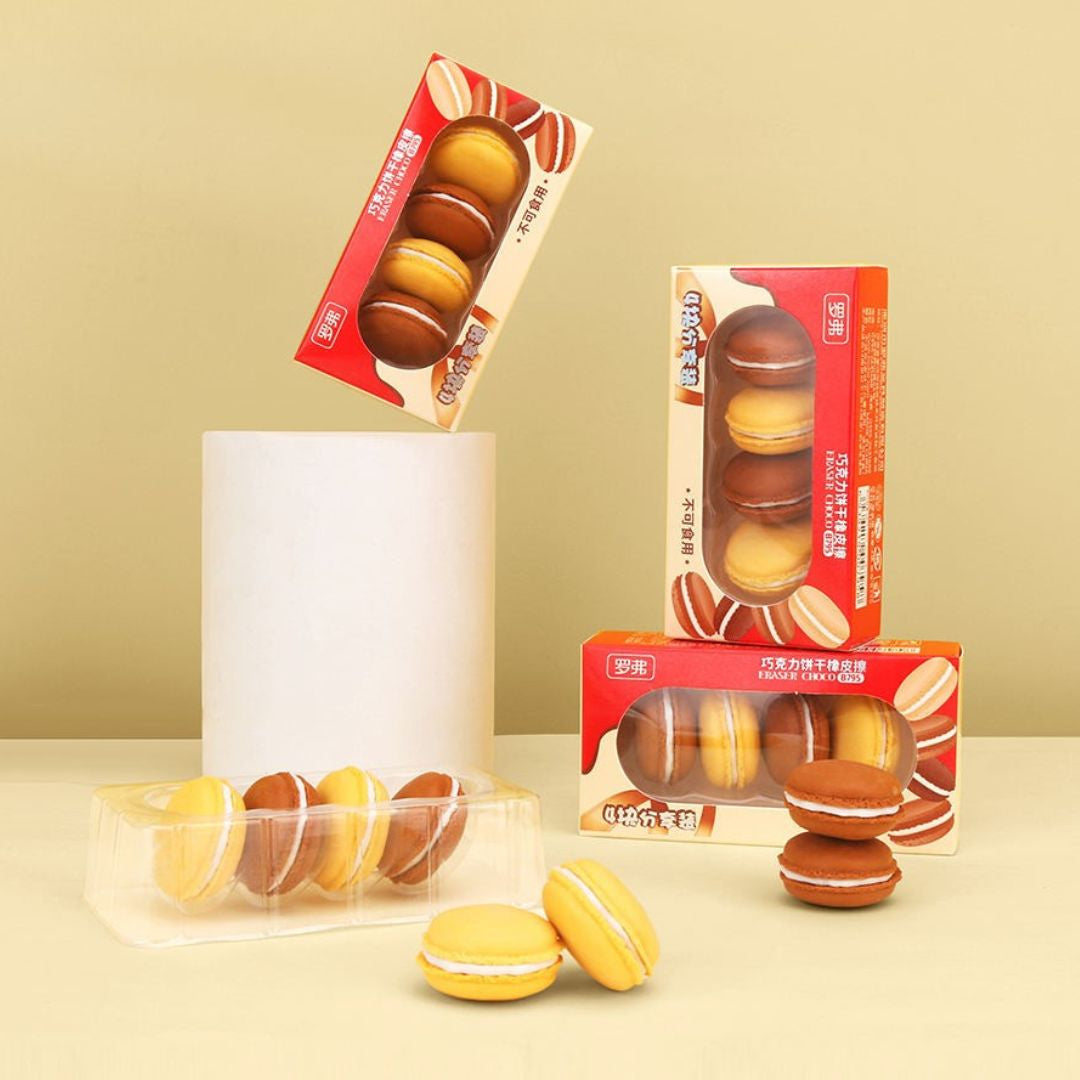 6158 Choclate Eraser 4Pc