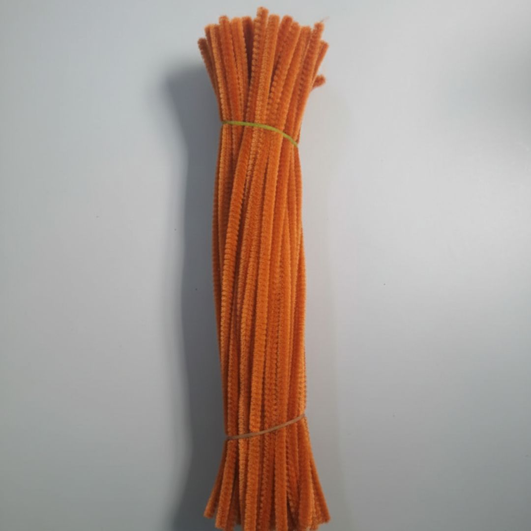 Caramel  Brown Plain Pipe Cleaner for Craft and Bouquet l Pack of 100Pc