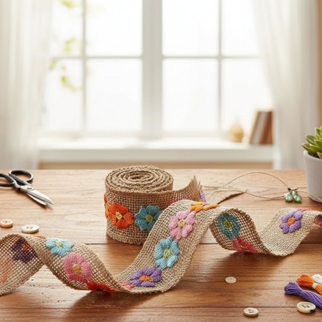 Jlp11 Jute Lace (12Pc) 2Mtr Each