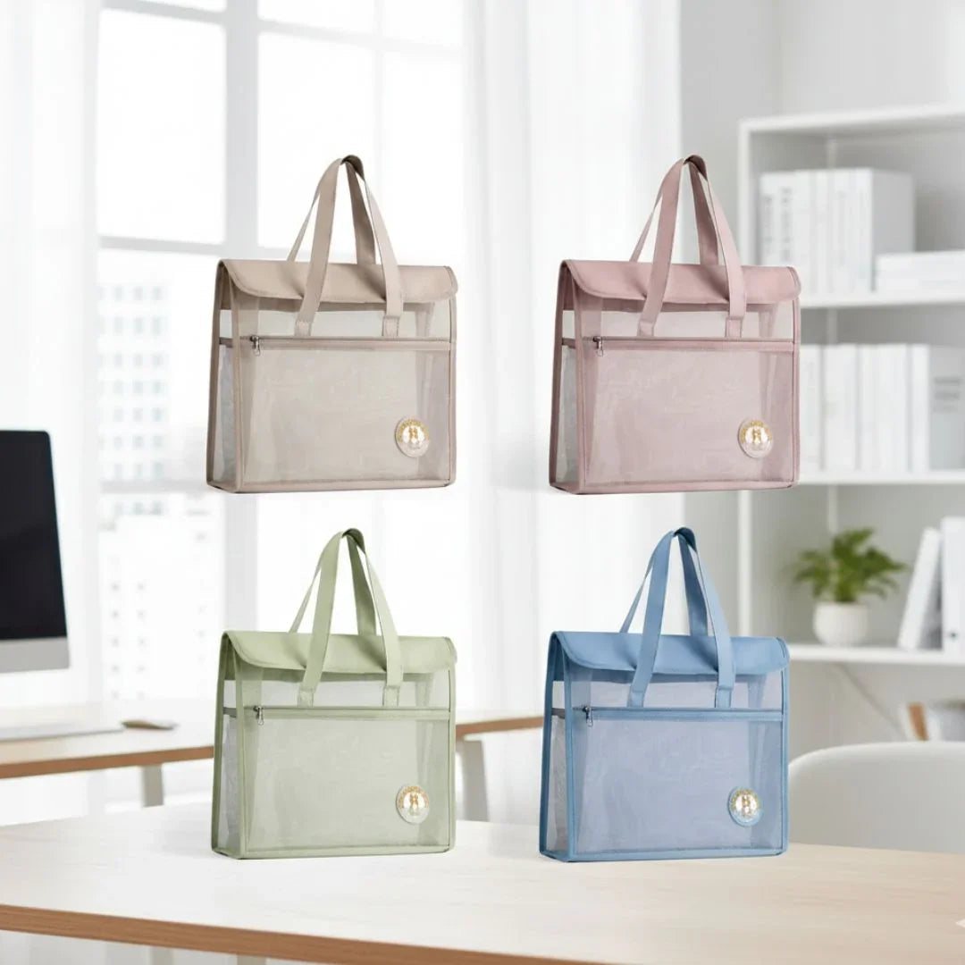Folder 34*33Cm Expanding Bag With Handle N8098