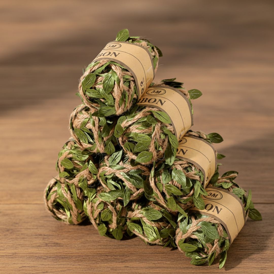 Jute Thread Leaf 3Mtr (24Pcs/Box) (Mg1127)