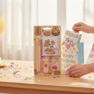 E006Ac Capybara Stationery Gift Set