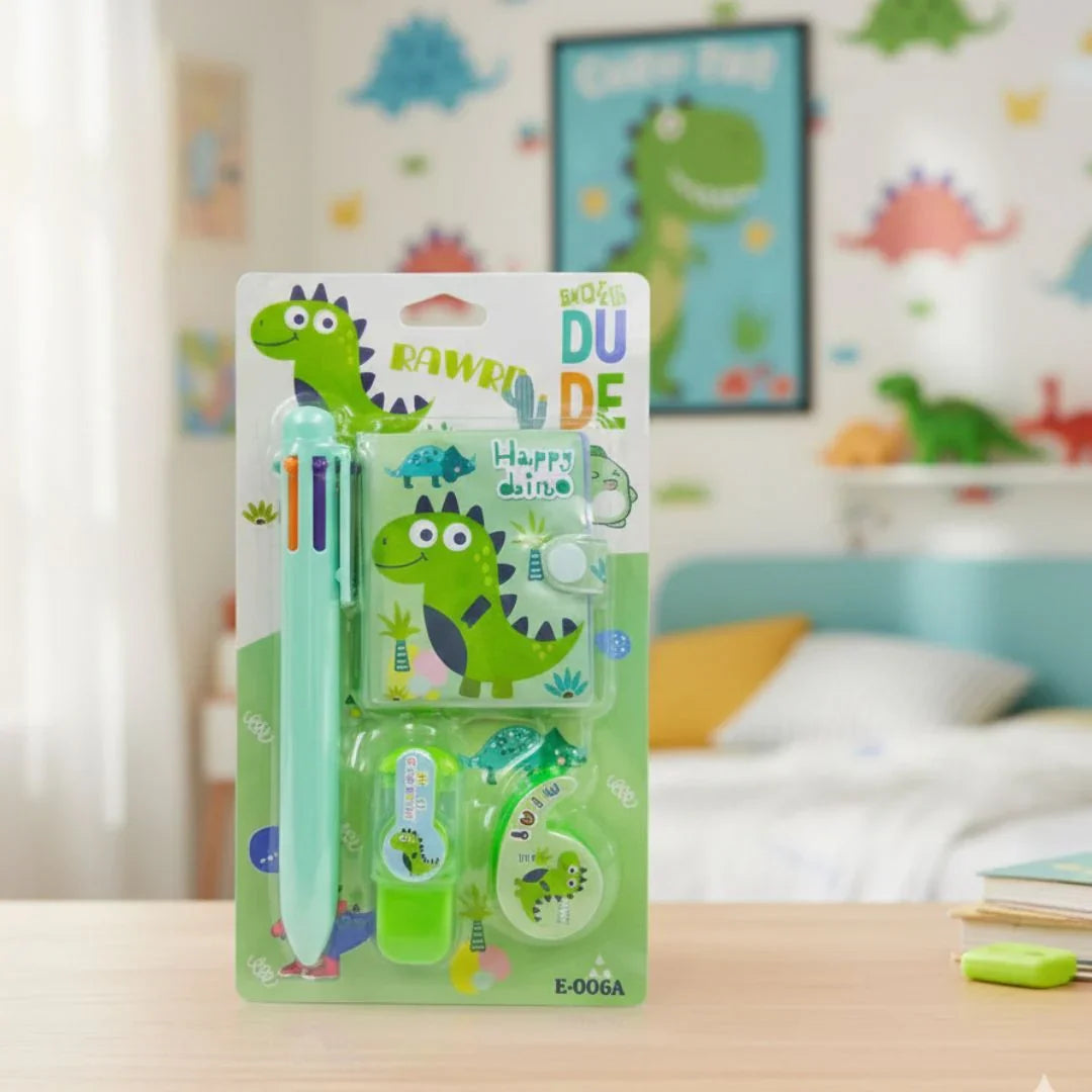 E006Ad Dianosaur Stationery Gift Set