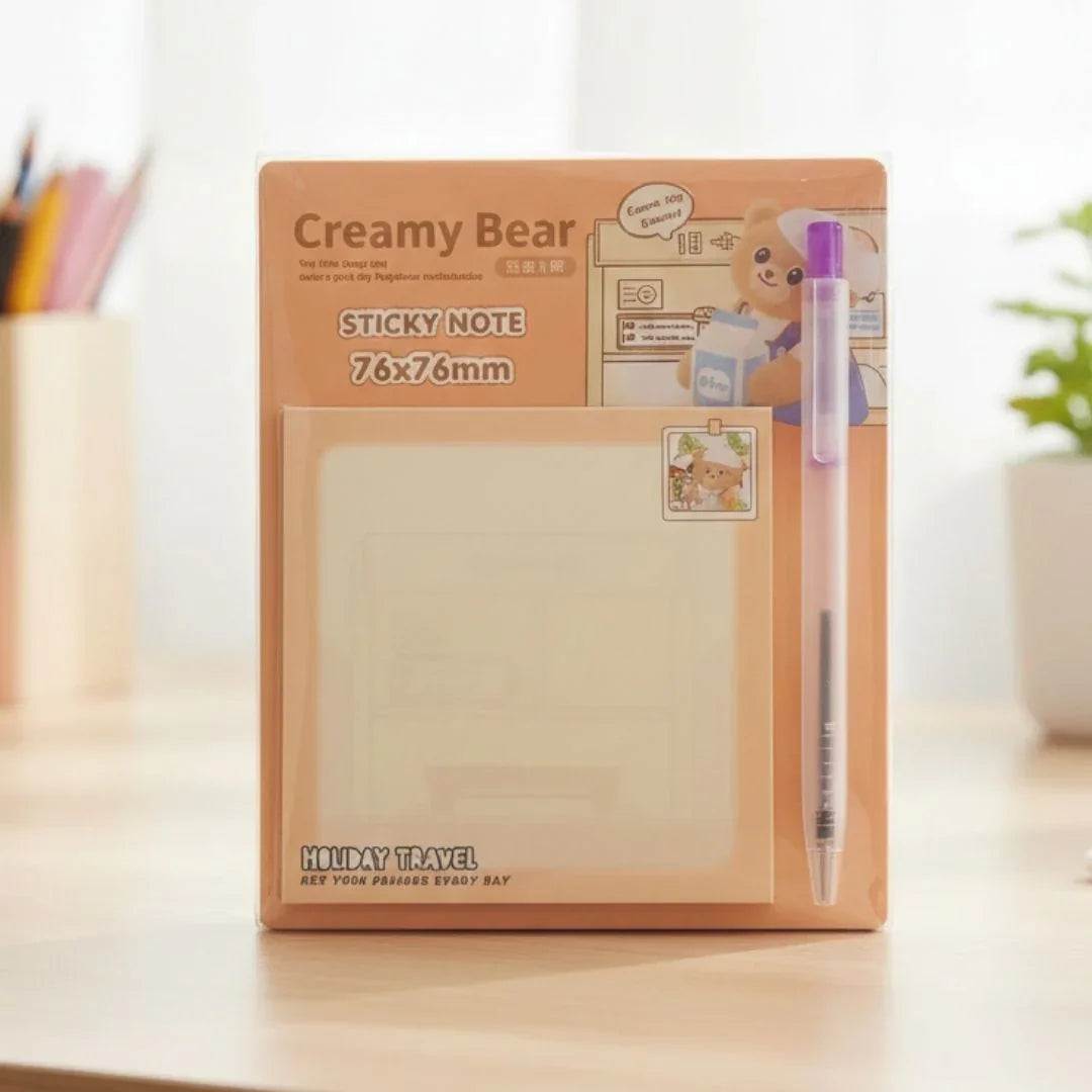 A0220 Sticky Note With Pen 75X75Mm 60 Sheet (24Pkt)