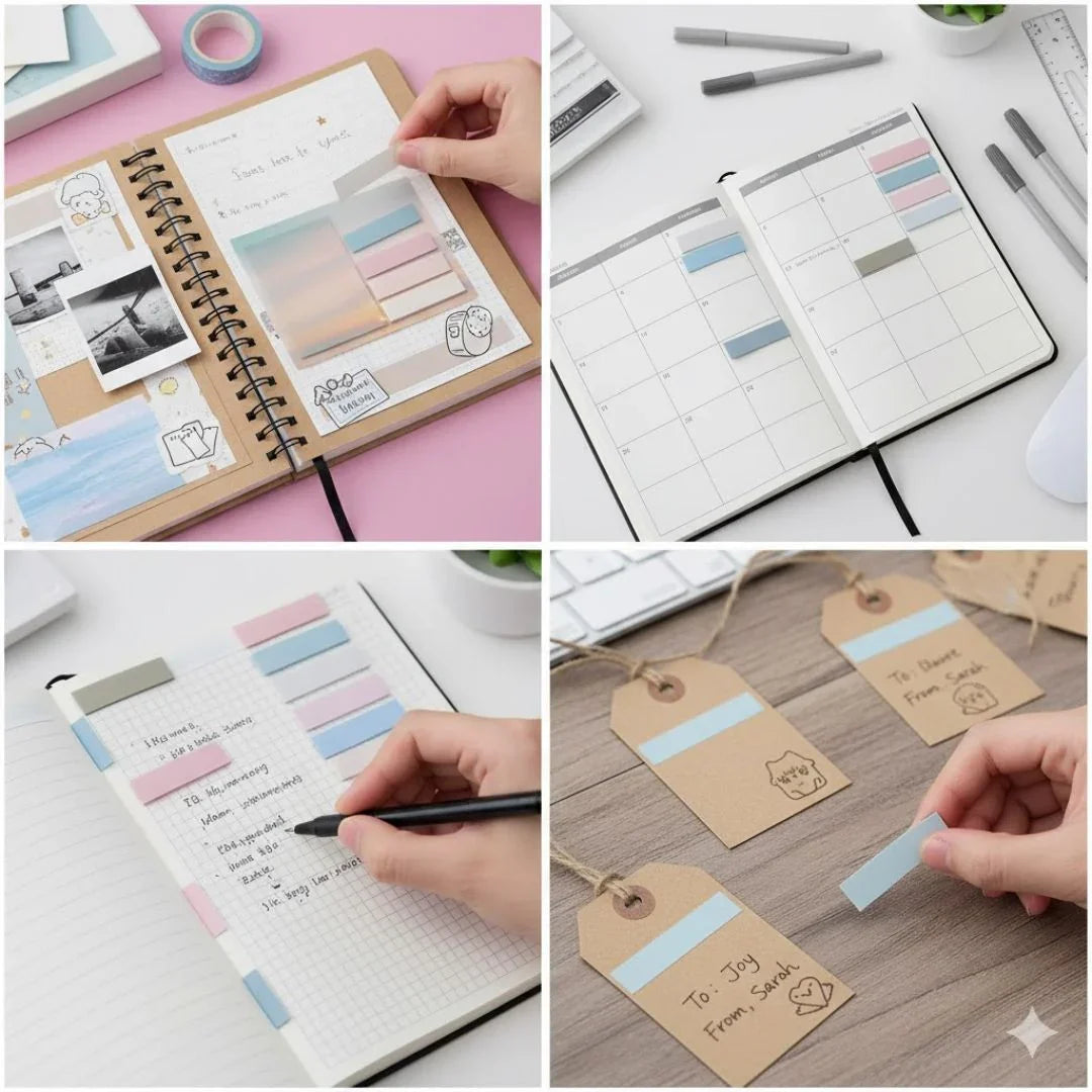 – Vintage Scenic / Galaxy Print Sticky Notes (1 Unit Set)