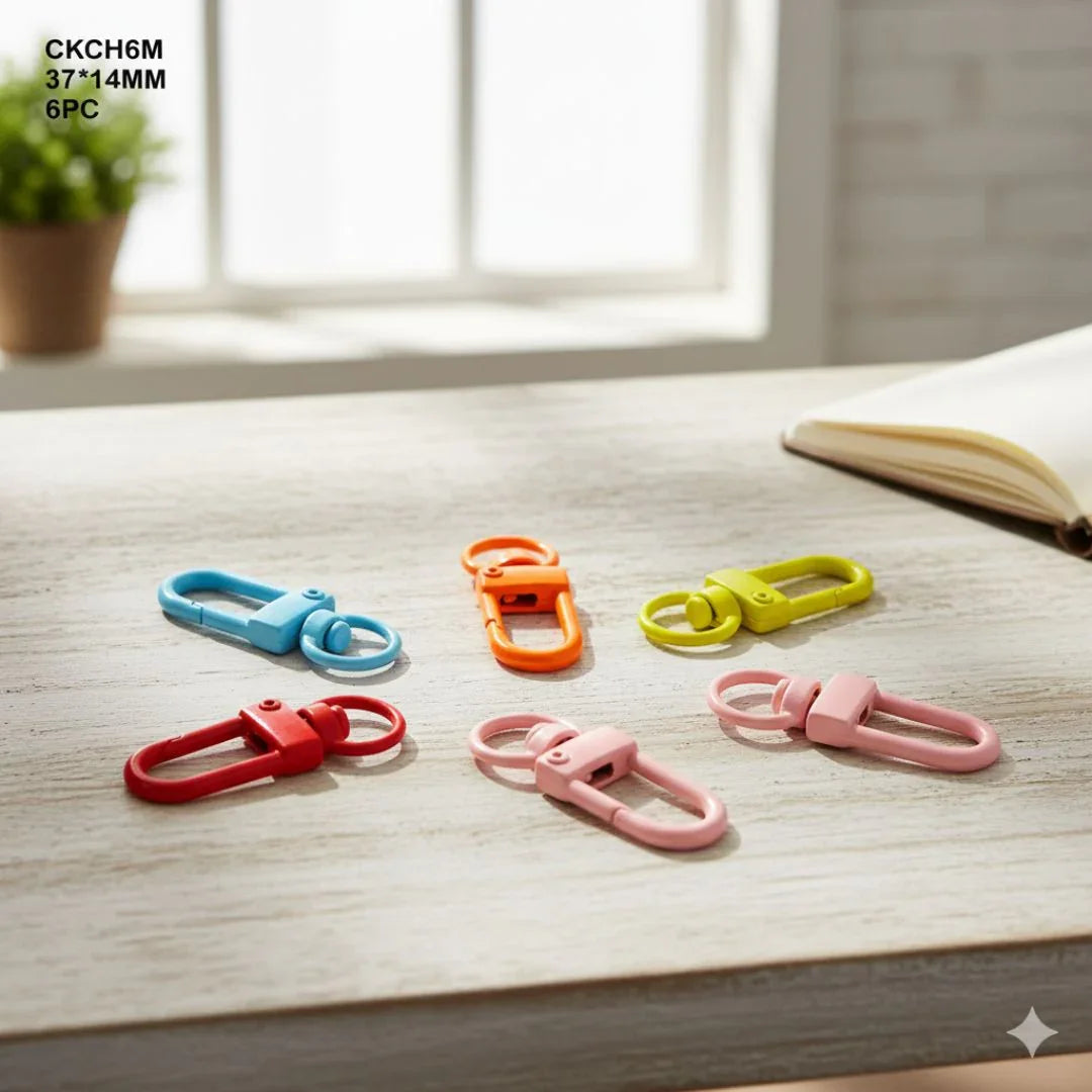 Ckch6M Candy Key Chain Hook 6Pcmulti 37*14Mm