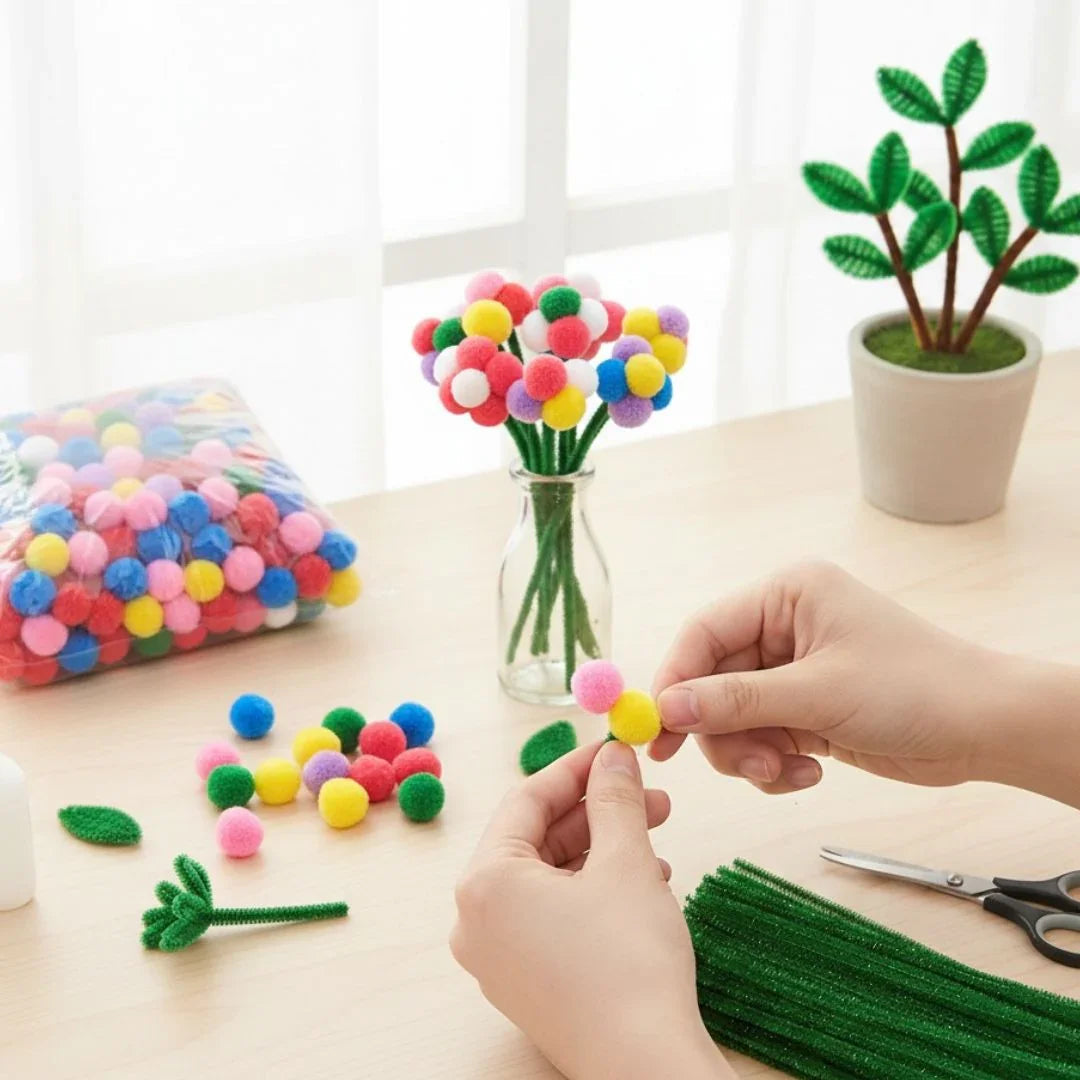 Pom Pom Ball Big 4CM 40mm 500pcs DLG-18N