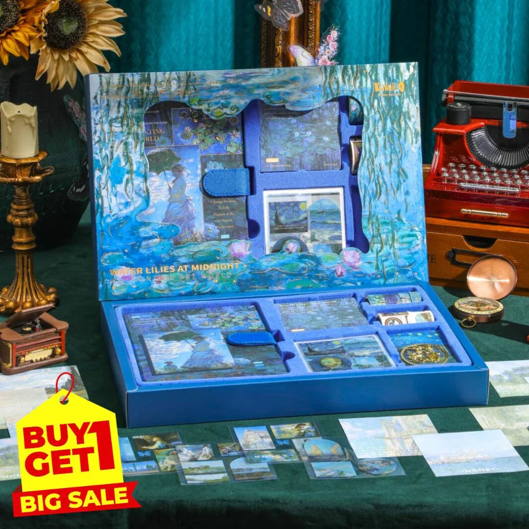Van Gogh Premium JUMBO journaling kit for 2026 includes diary, tapes, stickers & sheets -  Shipping
