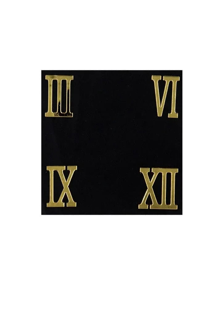 Acrylic Cutting Roman Letter Gold 8Inch 4Pcs Gol-R48